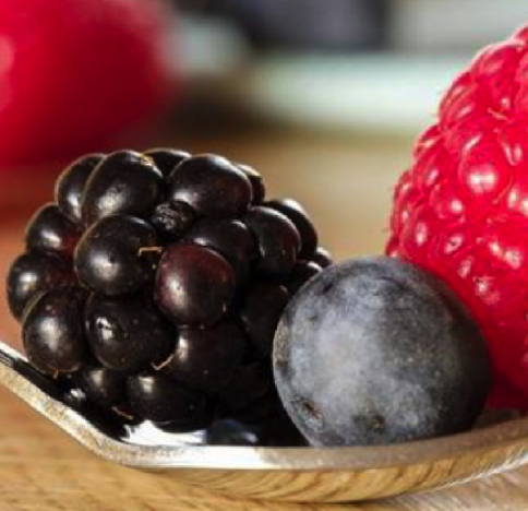 Frutos rojos Protección frente a los radicales libres. Incorpora a tu dieta 1 puñado diario.